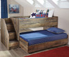 Trinell Low Loft Bed with Loft Caster Bed