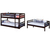 Sandler Triple Bunk Bed Twin Size Cappuccino