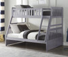 Stanford Twin over Full Bunk Bed Gray