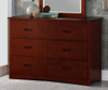 Stanford Six Drawer Dresser Cherry