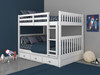 Cambridge Mission Full over Full Bunk Bed - White