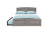 Northview Full Platform Bed w/ Trundle Gray