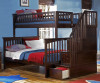 Columbia Twin over Full Staircase Bunk Bed | Atlantic Furniture | ATLCOL-SSTF