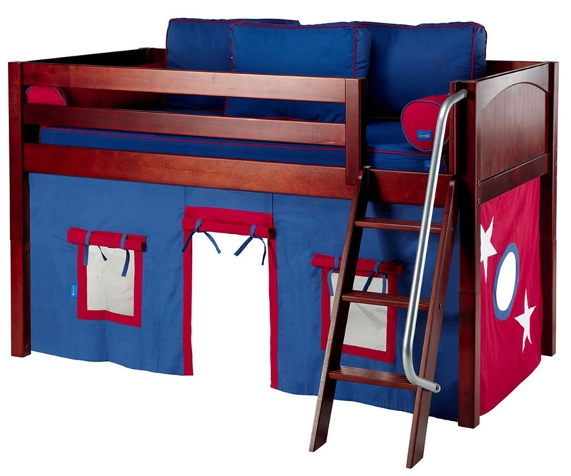 Maxtrix Bunk Bed Tents For Kids Pink, Light Blue & Purple 3220028 by