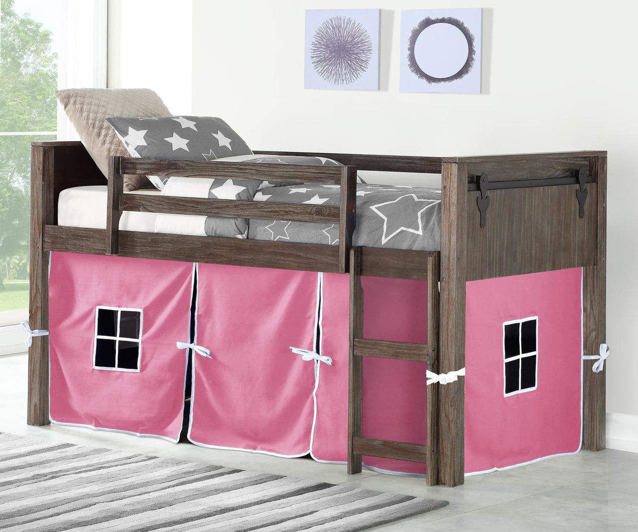 Sweetheart Bunk Bed with Pink Tent KFW