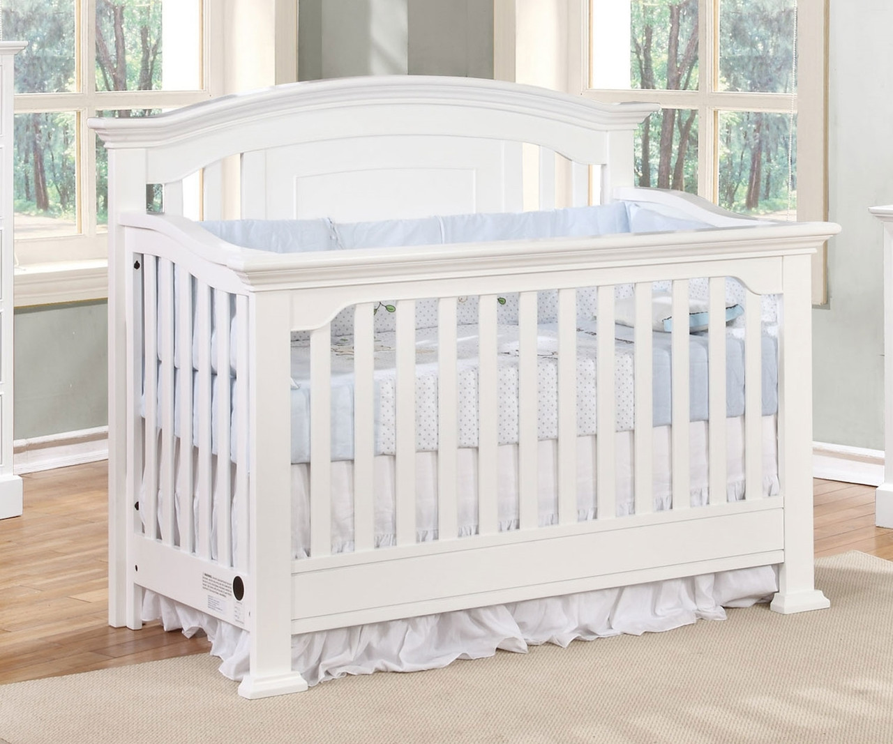 delta jordan crib white