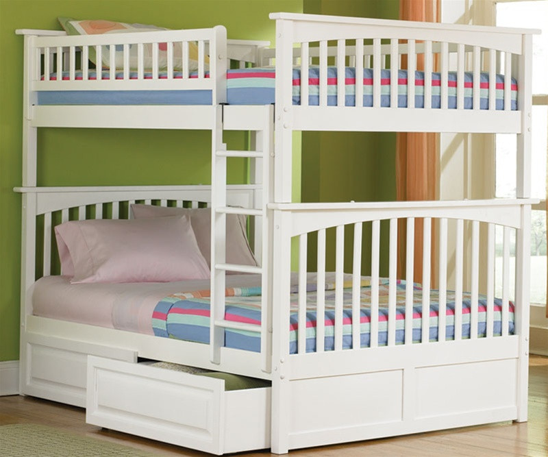 bunk beds with two full size beds