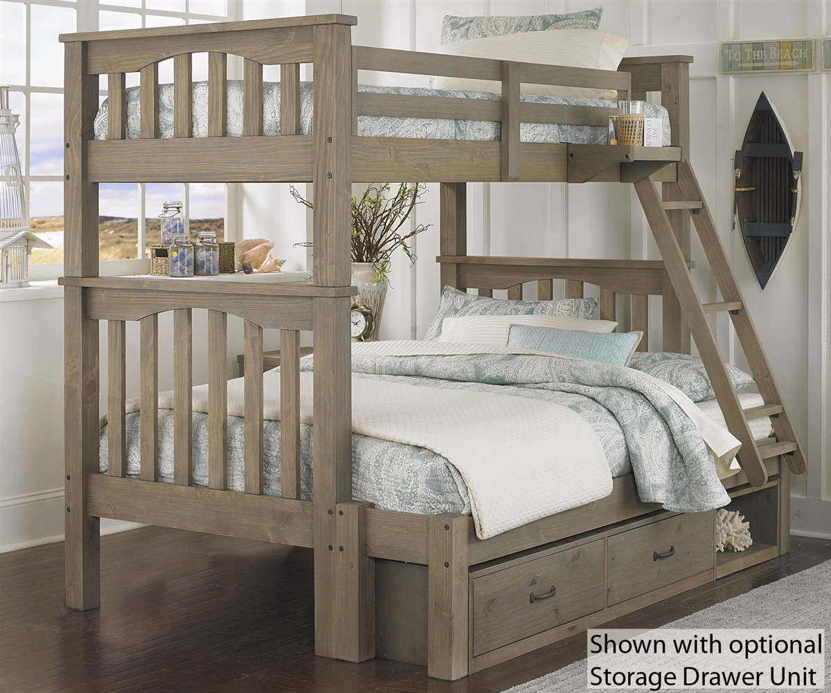 full size top bunk bed