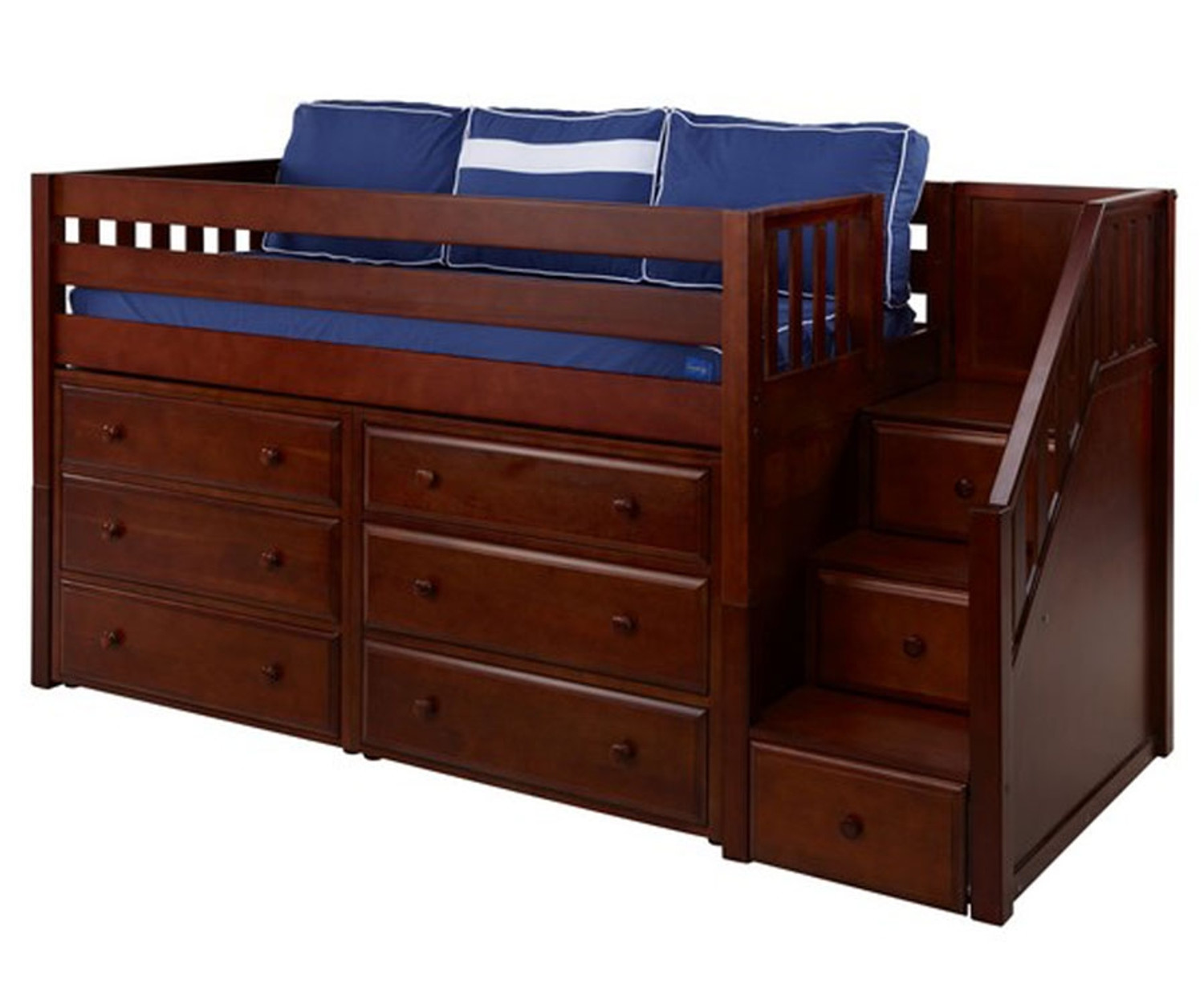 Great3 low loft bed sales with storage