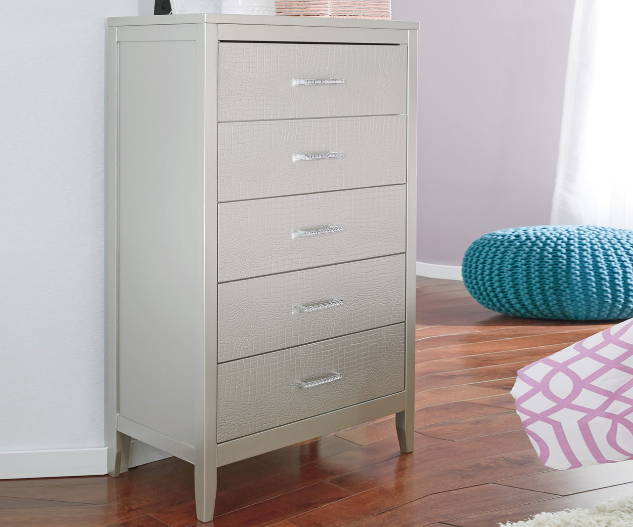 olivet silver dresser Olivet 5 Drawer Chest | Shop Kids Furniture