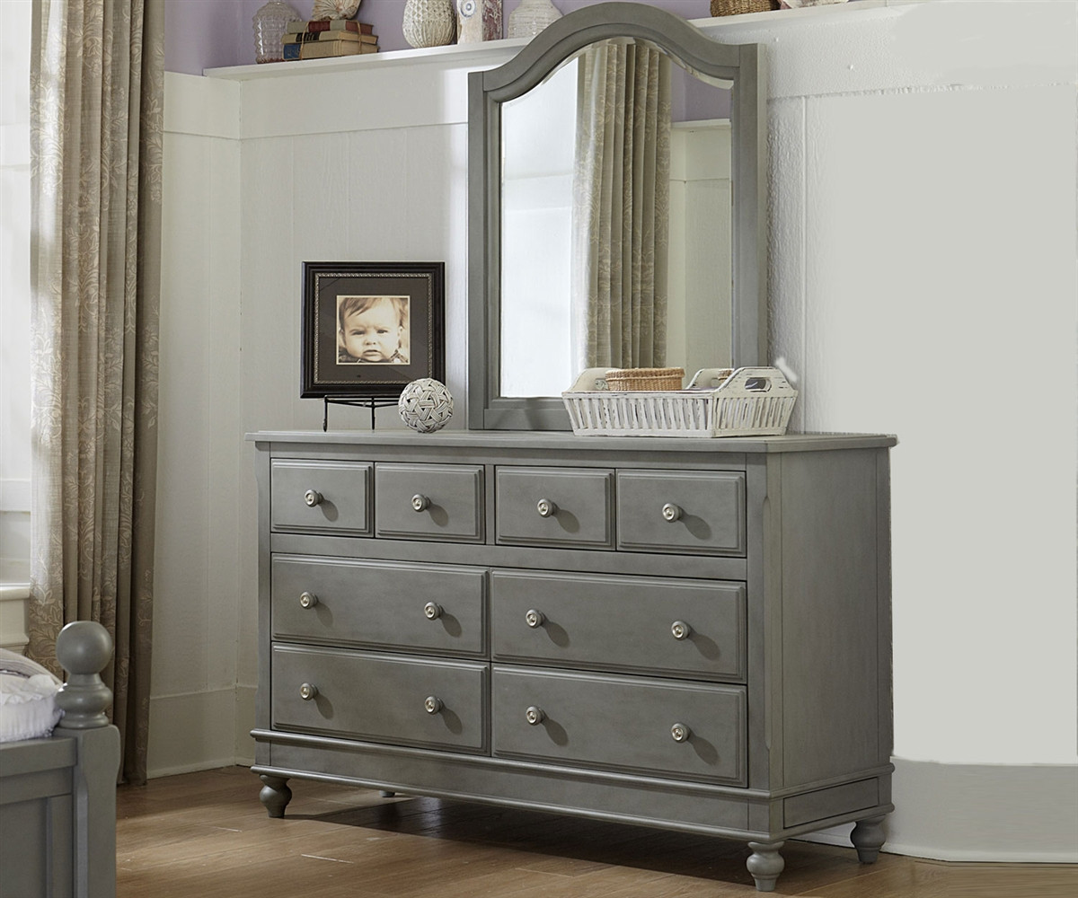 Lakehouse Loft Bed with Desk Full Size Stone KFW