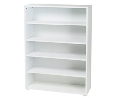 Maxtrix 5 Shelf Bookcase White | Maxtrix Furniture | MX-4750-W