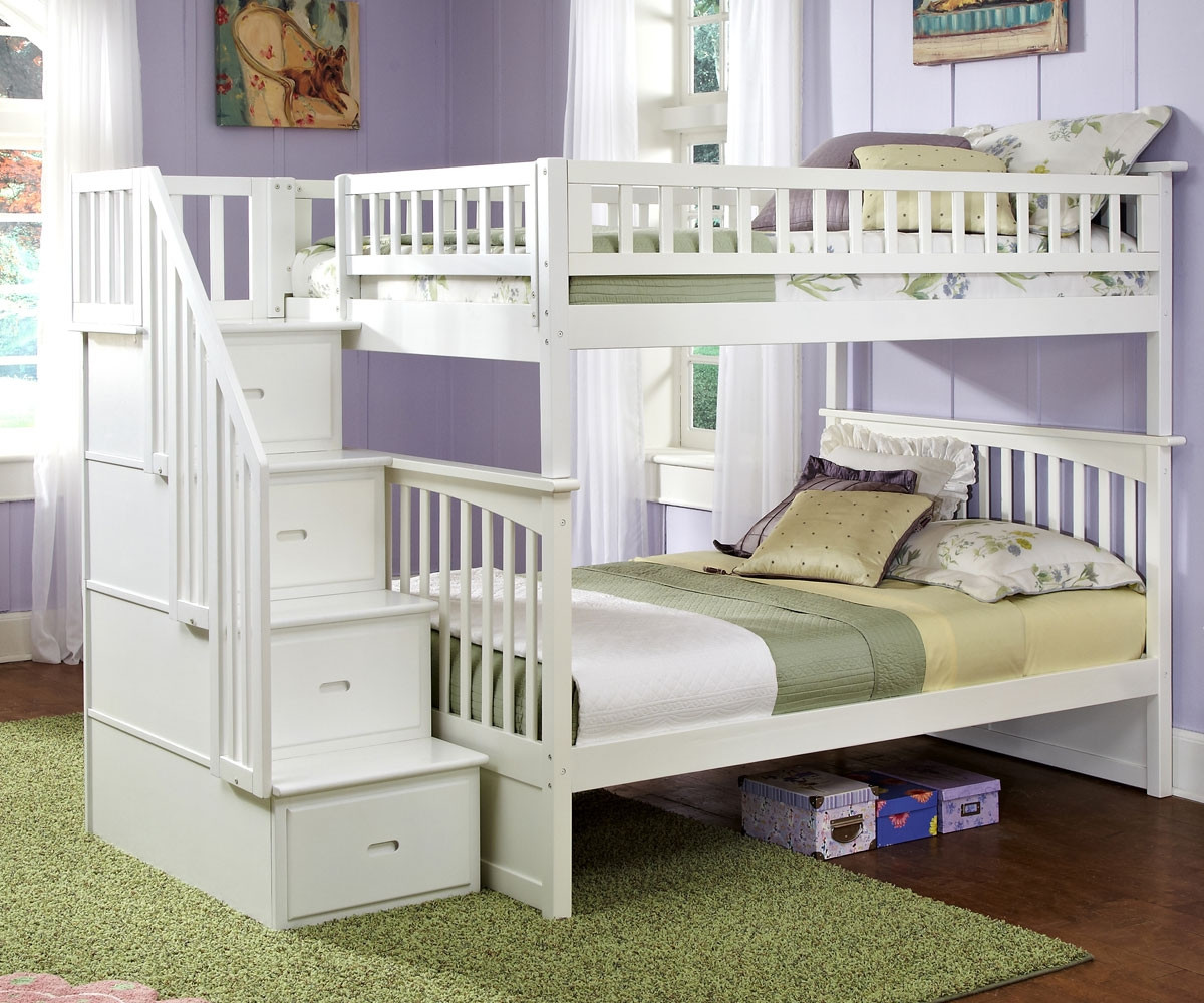 Bunk Bed With Stairs Full Over Full