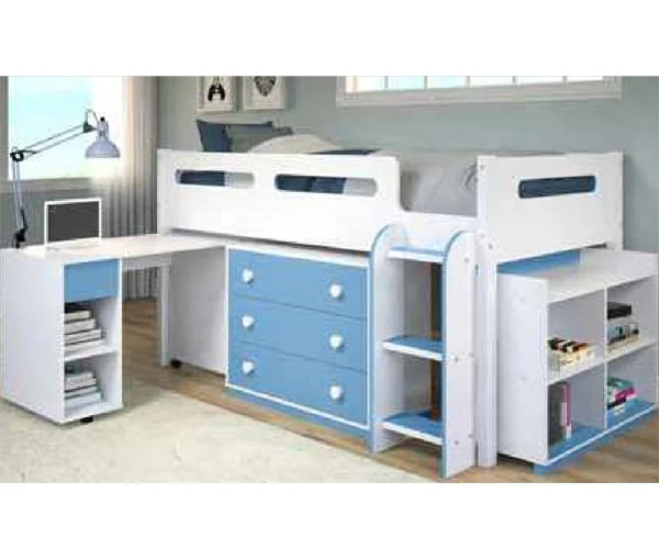Sweet Dreams Low Loft Bed 1830TLWG Donco Trading Kids Low Loft Bed