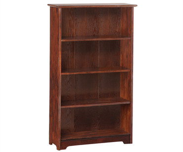 Atlantic 4 Tier Bookcase Antique Walnut | Atlantic Furniture | ATL-C-69304