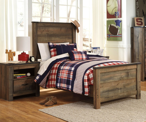 Trinell Panel Bed Twin Size | Ashley Furniture | ASB446-525383