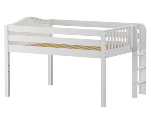 Maxtrix KIT Low Loft Bed Full Size White | Maxtrix Furniture | MX-KIT-WX