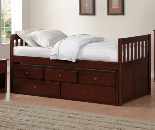 Stanford Captains Trundle Bed Cherry