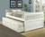 Mission Full Size Captain's Trundle Bed White | Donco Trading | DT103W-FULL