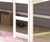 Circles Low Loft Bed Twin Size White | 24955 | DT780ATW