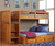 Honey Mission Twin over Full Stair Stepper Bunk Bed