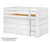 Maxtrix BOX Low Loft Bed w/ Dressers Twin Size White | Maxtrix Furniture | MX-BOX-WX
