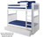 Maxtrix TALL High Bunk Bed Twin Size Natural | Maxtrix Furniture | MX-TALL-NX
