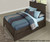 Everglades Alex Panel Bed Full Size Espresso | NE Kids Furniture | NE11025
