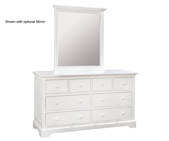 Allen House 8 Drawer Dresser White | Allen House | AH-W1008-01