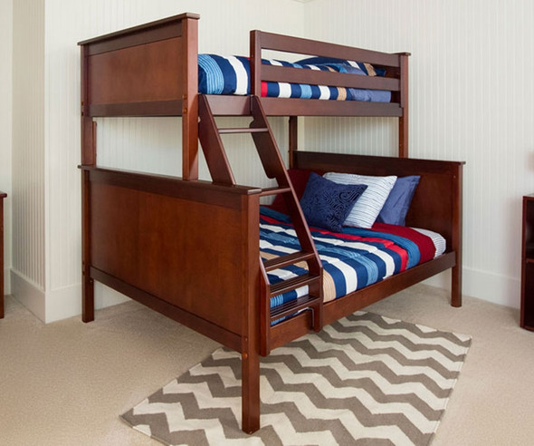 Jackpot Twin over Full Bunk Bed Cherry | Jackpot Kids Furniture | JACKPOT-710100TF-004