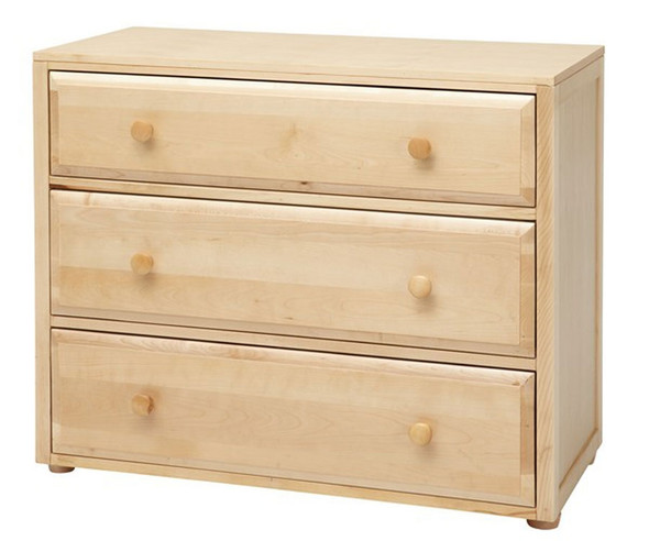 Maxtrix 3 Drawer Dresser Natural | Maxtrix Furniture | MX-4230-N