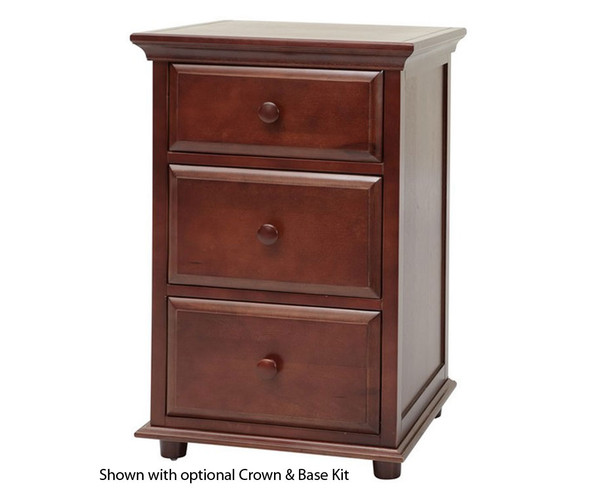 Maxtrix 3 Drawer Nightstand Chestnut | Maxtrix Furniture | MX-4235-C