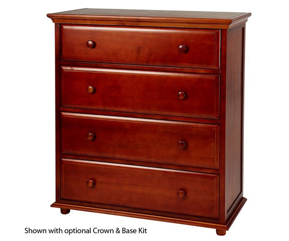 Maxtrix 4 Drawer Dresser Chestnut | Maxtrix Furniture | MX-4240-C
