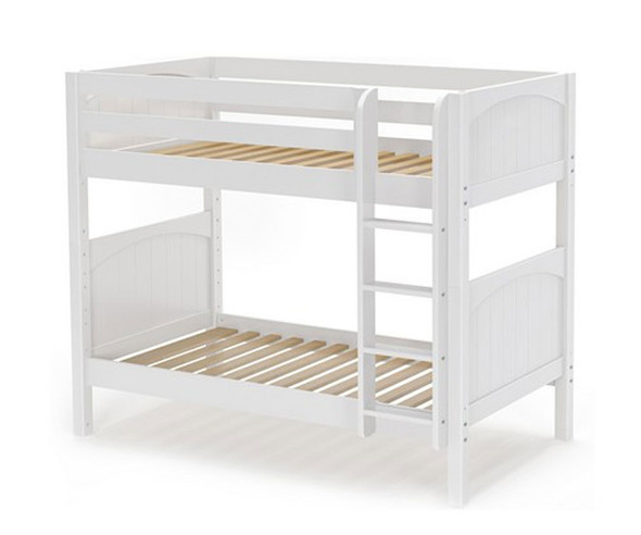 Maxtrix GETIT Medium Bunk Bed Twin Size White | Maxtrix Furniture | MX-GETIT-WX