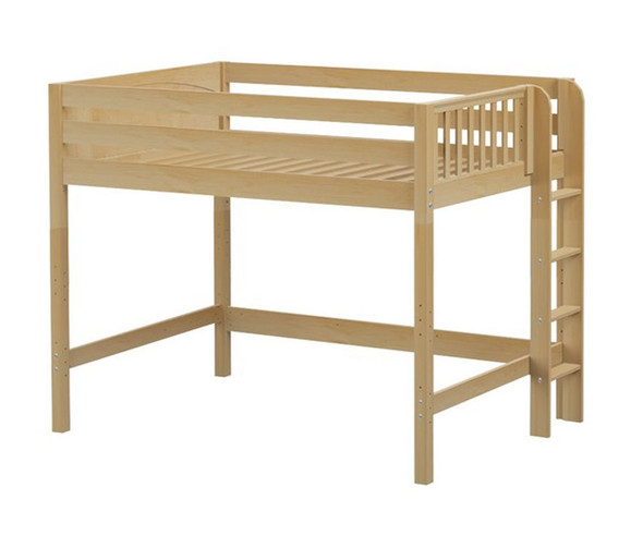 Maxtrix HIP Mid Loft Bed Full Size Natural | Maxtrix Furniture | MX-HIP-NX