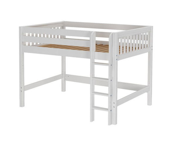 Maxtrix KING Mid Loft Bed Full Size White | Kids Furniture Warehouse Maxtrix KING Mid Loft Bed Full Size White | Kids Furniture Warehouse