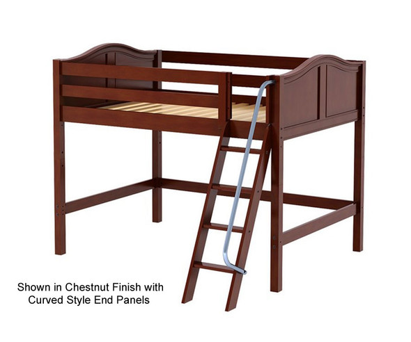 Maxtrix KONG Mid Loft Bed Full Size Chestnut | Maxtrix Furniture | MX-KONG-CX