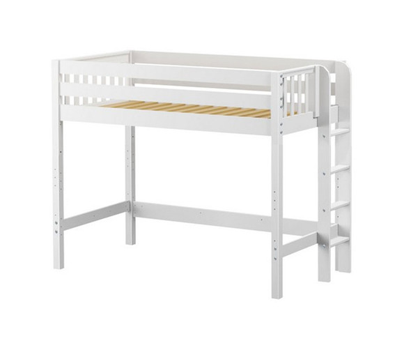 Maxtrix MACK Mid Loft Bed Twin Size White | Kids Furniture Warehouse Maxtrix MACK Mid Loft Bed Twin Size White | Kids Furniture Warehouse
