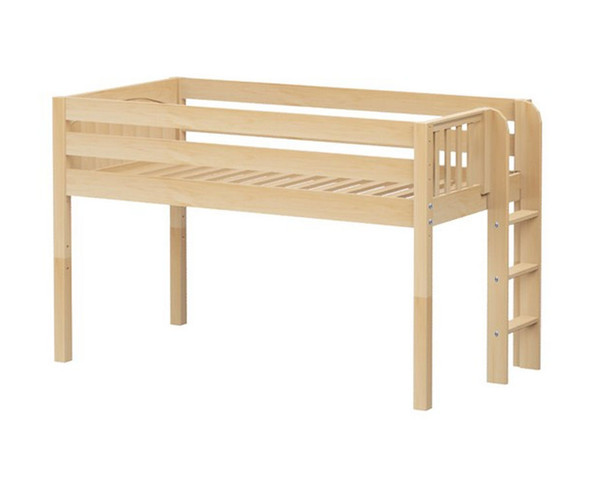 Maxtrix TIGHT Low Loft Bed Twin Size Natural | Maxtrix Furniture | MX-TIGHT-NX