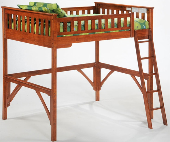 Timber Creek Loft Bed Cherry | Night and Day Furniture | TCLOFT-CHY