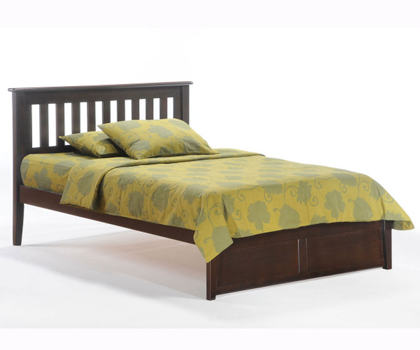 Timber Creek Rosemary Platform Bed Chocolate | New Energy Furniture | TCPB-CTE