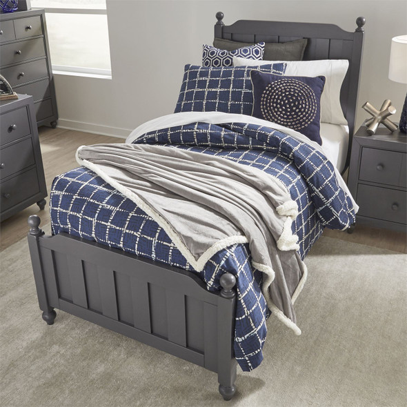 Cottage View Panel Bed Full Size Gray