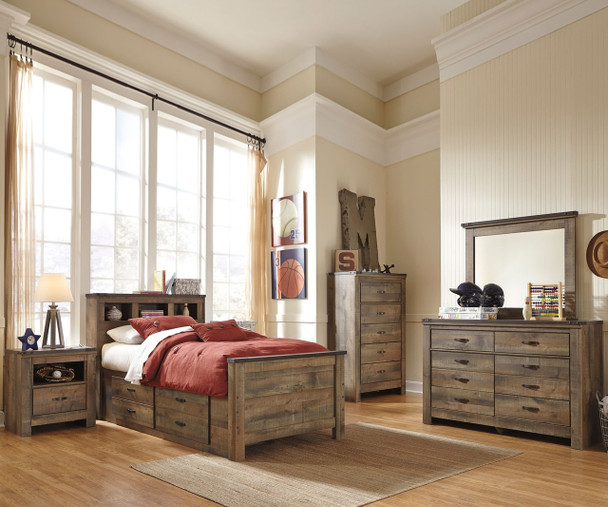 Trinell 1 Drawer Nightstand | Ashley Furniture | ASB446-91