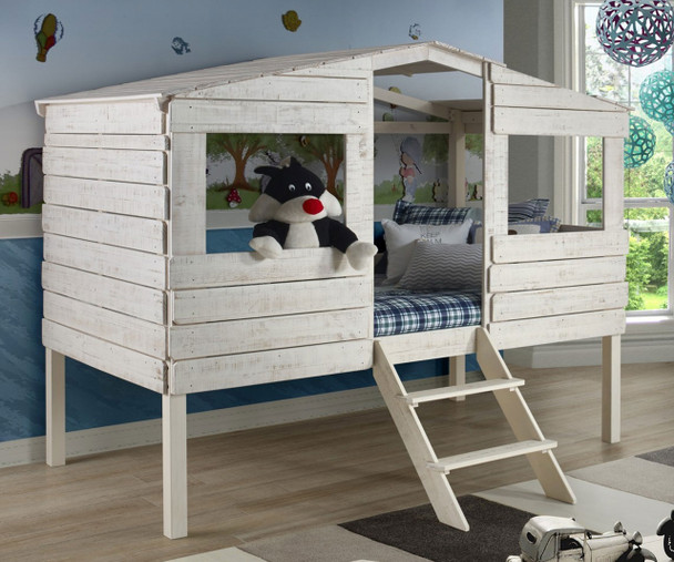 Tree House Loft Bed Twin Size | Donco Trading | DT1380TLRS