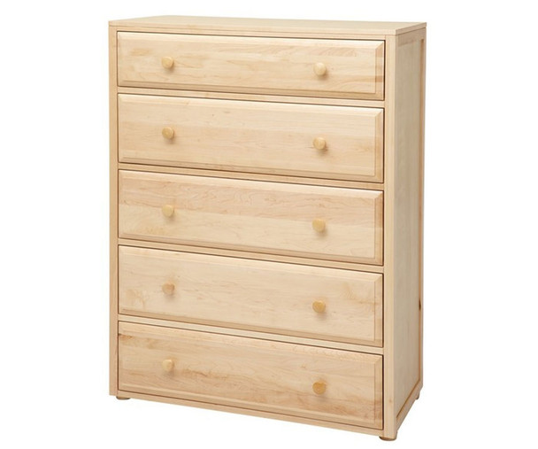 Maxtrix 5 Drawer Dresser Natural | Maxtrix Furniture | MX-4250-N