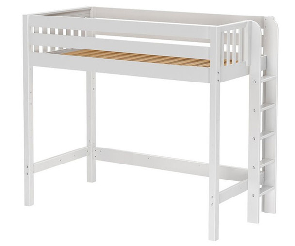 Maxtrix BULKY High Loft Bed Full Size White | Maxtrix Furniture | MX-BULKY-WX