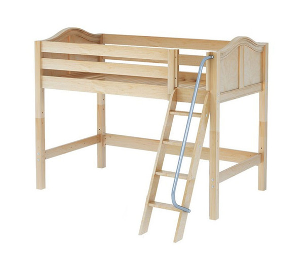 Maxtrix CHAP Mid Loft Bed Twin Size Natural | Maxtrix Furniture | MX-CHAP-NX