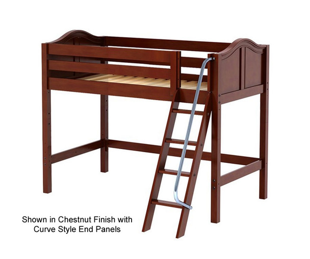 Maxtrix CHAP Mid Loft Bed Twin Size Natural | Maxtrix Furniture | MX-CHAP-NX