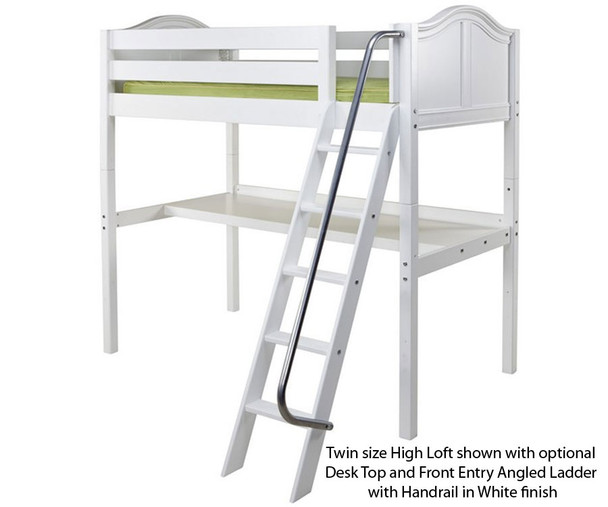 Maxtrix CHUNKY High Loft Bed Full Size Natural | Maxtrix Furniture | MX-CHUNKY-NX