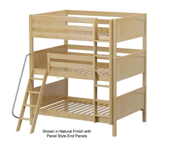 Maxtrix COMPLEX Triple Bunk Bed Full Size White | Maxtrix Furniture | MX-COMPLEX-WX